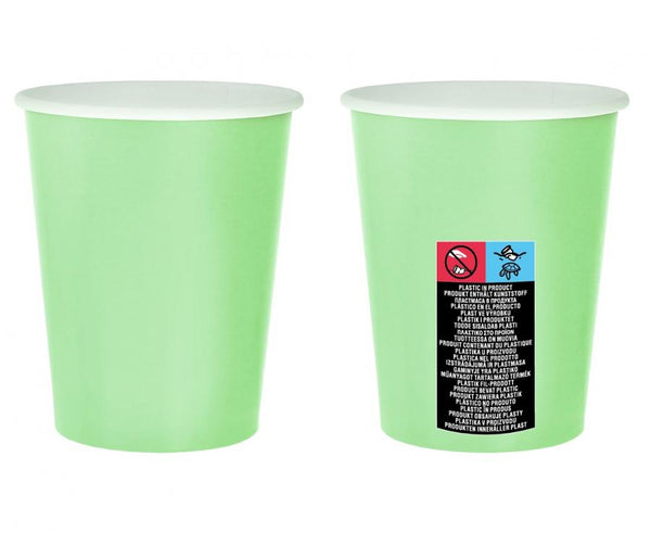 Papirnate čaše - zelene