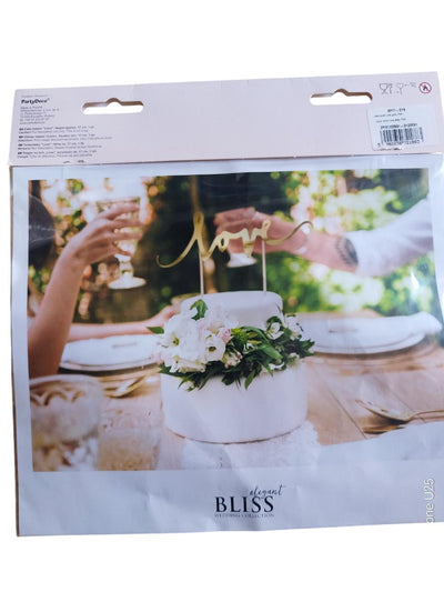 Ukras za tortu - Ljubav, zlato