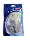 Baloni iz lateksa - prozorni in potisk črnih pajkov
