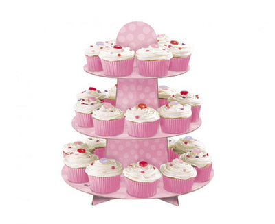 Stalak za muffine - ružičasti