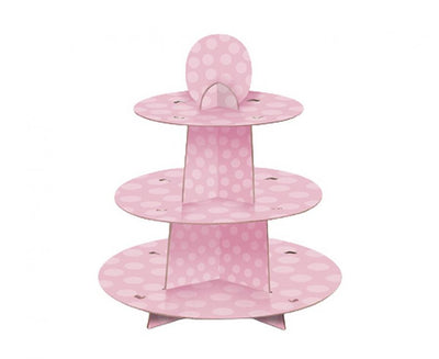 Stalak za muffine - ružičasti