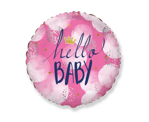Folijski balon ''Hello baby'', 46 cm