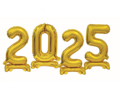 Folija balon - 2025 zlatne boje