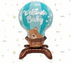 Balon od folije - Welcome baby plavi 90cm