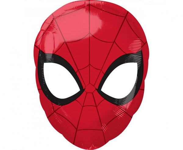 Balon folija- Spiderman, okrogel v obliki maske - Mojbalon