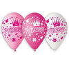 Baloni iz lateksa Princess, 30cm, 5 balonov - Mojbalon