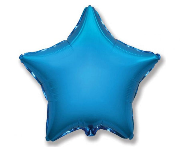 Balon folija - Zvijezda, svijetlo plava boja