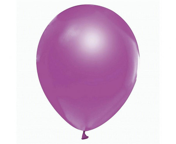 Lateks baloni - Bordo metalik, 25cm 