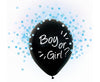 Balon za rojstvo otroka Boy or Girl, modri konfeti (GOY), 30cm, 4 baloni