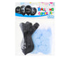 Balon za rojstvo otroka Boy or Girl, modri konfeti (GOY), 30cm, 4 baloni