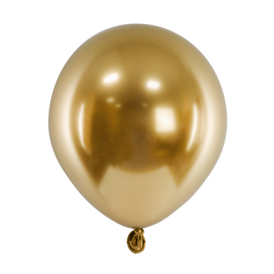 Baloni iz lateksa - Glossy zlata barva, 13cm - Mojbalon