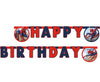 Viseč napis – Happy Birthday, Spiderman,  200 cm - Mojbalon