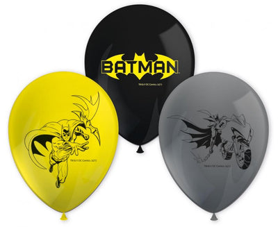 Lateks baloni - Batman, 8 kom