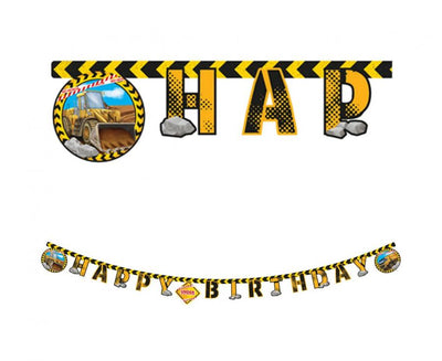 Viseći znak - Sretan rođendan, bageru