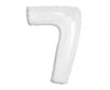 Rođendanski balon broj 7, bijela boja, 92 cm