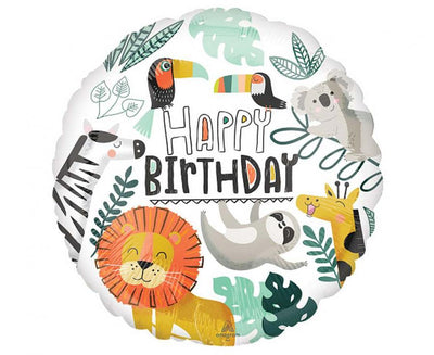 Folija balon - Sretan rođendan avionom