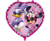 Balon od folije u obliku srca - Minnie Mouse