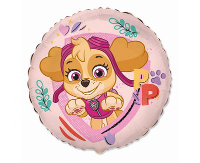 Folijski balon – Psići u ophodnji (Paw Patrol), ružičasta boja, 45 cm