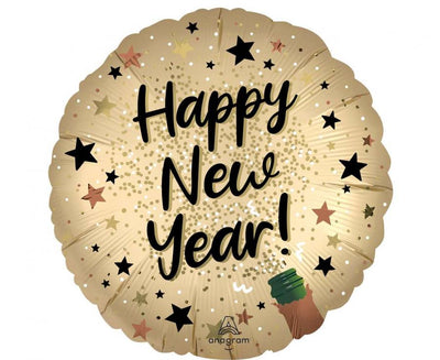 Folija balon - "Sretna Nova godina", 45cm