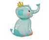 Balon folija - slon s krunom