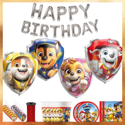 Rojstnodnevni set - Premium komplet Tačke na patrulji - Mojbalon