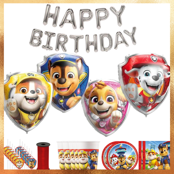 Rojstnodnevni set - Premium komplet Tačke na patrulji - Mojbalon