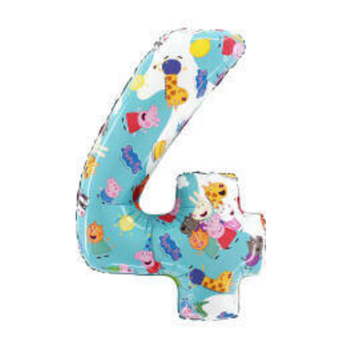 Balon od folije - Broj 4, Prase Peppa
