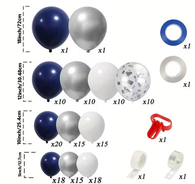 Girlanda od balona – plava