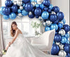 Girlanda od balona – plava, 102 balona