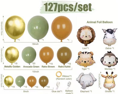 Lok iz balonov – Živali, 127 kos - Mojbalon