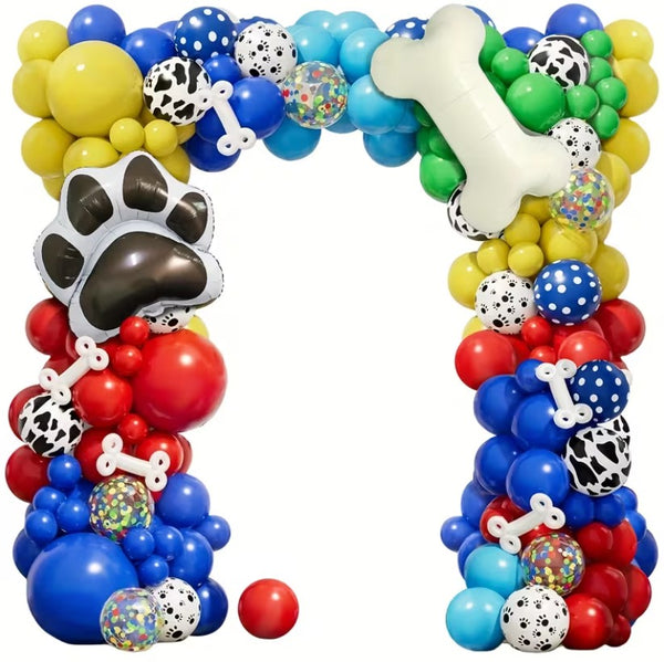 Lok iz balonov - Baloni v obliki pasje kosti,  127 kosov - Mojbalon