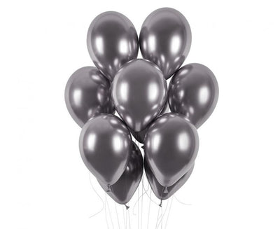 Baloni od lateksa - Space grey metalik, 30cm