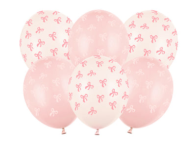 Baloni iz lateksa s pentljami, 30cm, 6 balonov - Mojbalon