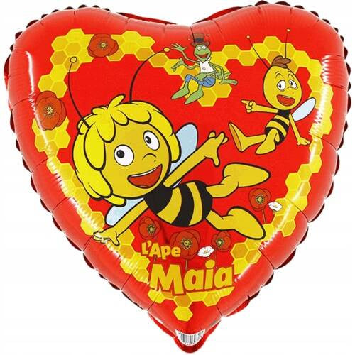 Folija balon - Maša i medvjed srce 46 cm