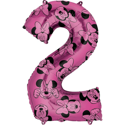 Rođendanski balon, broj 2, Minnie Mouse, 66 cm