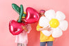 Folija balon - Rainbow Daisy 19x38 cm