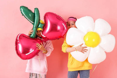 Folija balon - Rainbow Daisy 19x38 cm