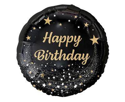 Balon folija z napisom Happy Birthday, - Mojbalon