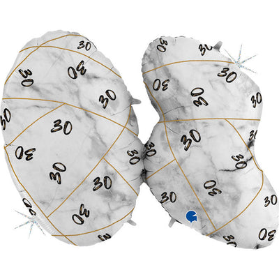 Balon folija za 30. rojstni dan, številka, 109 cm - Mojbalon