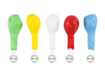 LED Latex baloni, 5 balona