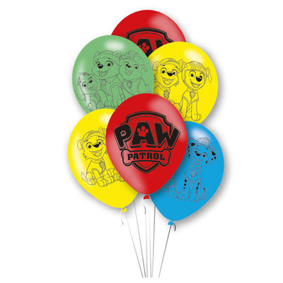 Lateks baloni - Paw Patrol, 6 kom