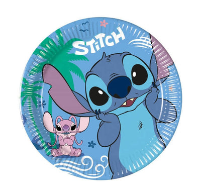 Papirnati krožniki - Stitch, 8 kos - Mojbalon