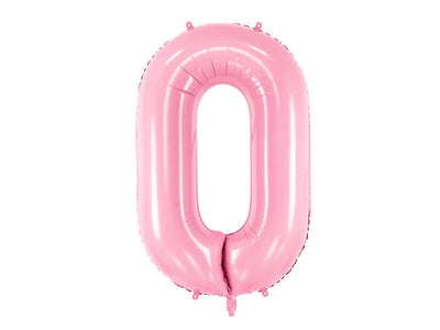 Rođendanski balon broj 3 roze boje 86 cm