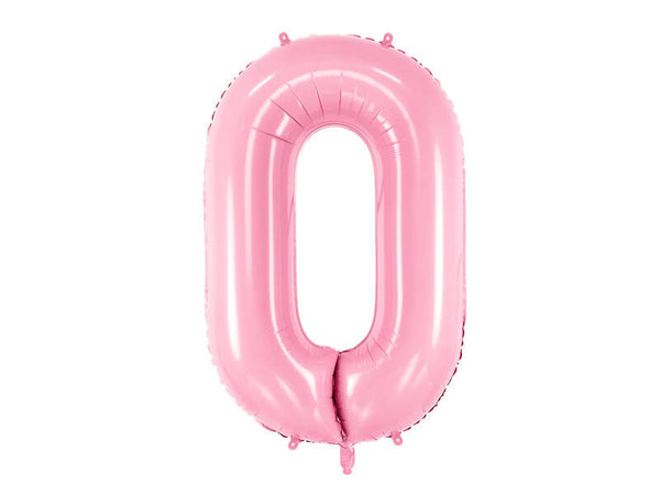 Rođendanski balon broj 3 roze boje 86 cm