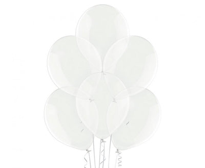Lateks baloni - Kristalno prozirni baloni, 30cm 