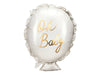 Balon od folije za baby shower "Oh Baby", bijele boje, 53x69cm