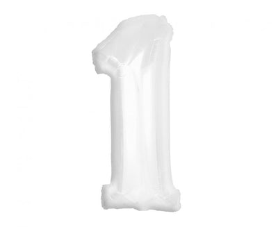 Rođendanski balon broj 0 plave boje 92cm