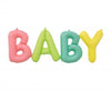 Balon od folije za baby shower, natpis: "Baby", više boja, 85x29cm
