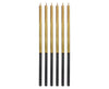 Svjećice za tortu - platinasto zlatne, 6 komada