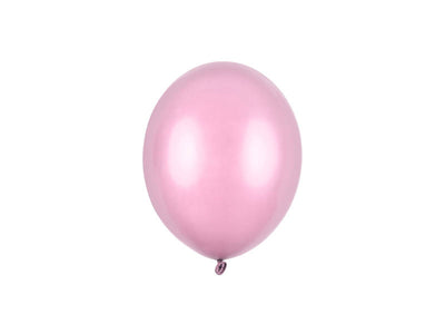 Lateks baloni - Pink metalik, 12cm